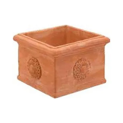 Cubo Mignon con rosone cm 18x18 H.12,5